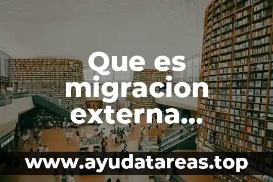 Ácido clorhídrico que es significado y concepto 3 Que es migracion externa definicion concepto y que es