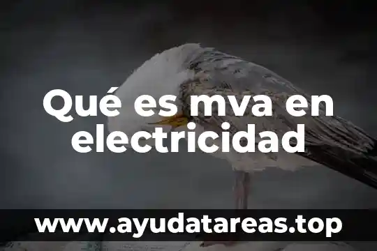 Qué es mva en electricidad