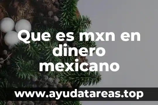 Mercado del dinero que es 6 Que es mxn en dinero mexicano