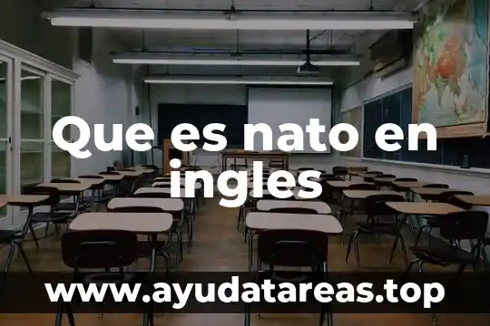 Significado de que es la energia en ingles 4 Que es nato en ingles