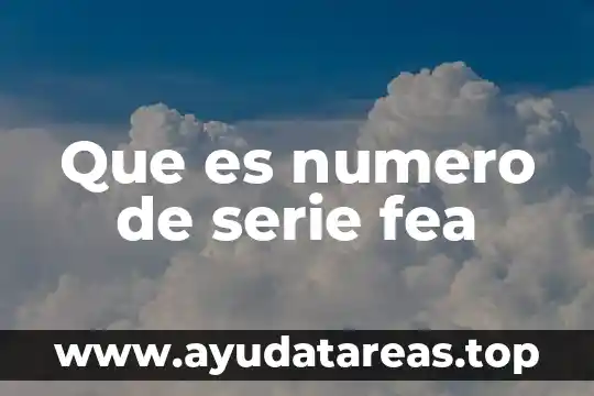Qué es el número de Reynolds 3 Que es numero de serie fea