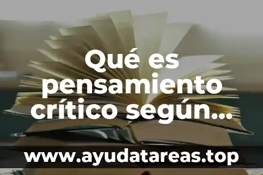 Que es la depredacion definicion de autores 7 Qué es pensamiento crítico según autores