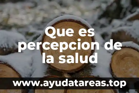 Que es la calidad en servicios de salud 8 Que es percepcion de la salud