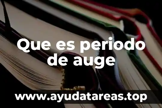 Qué es un periodo de muestreo de una señal 4 Que es periodo de auge
