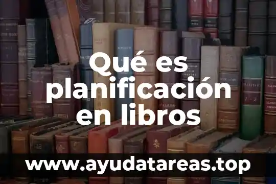 Que es parálisis paradigmático libros 6 Qué es planificación en libros