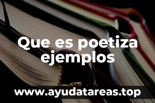 Agua de orchata que es 8 Que es poetiza ejemplos