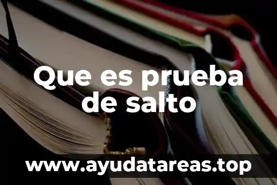 Que es salto de seccion en word 5 Que es prueba de salto