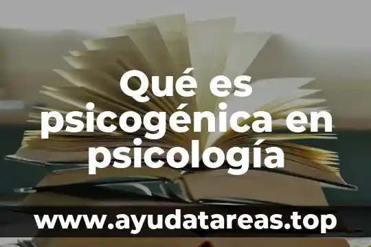 Qué es genograma en psicología 3 Qué es psicogénica en psicología