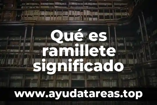 Estructura financiera su significado y que es 7 Qué es ramillete significado