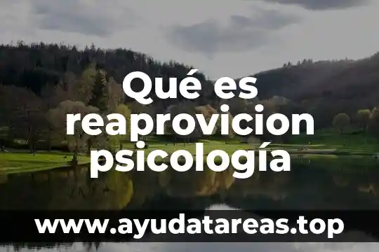 Qué es el amor romántico psicología 7 Qué es reaprovicion psicología
