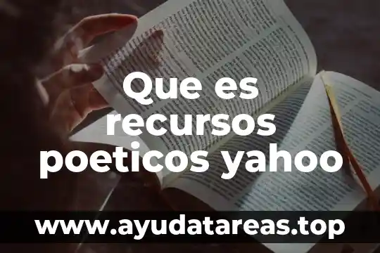 Que es signo de puntuacion yahoo 7 Que es recursos poeticos yahoo