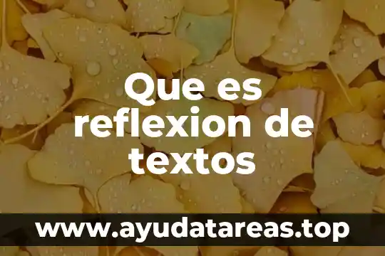 Qué es un textos apelativo 3 Que es reflexion de textos