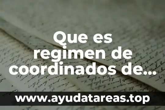 Que es regimen de coordinados de pagos provisionales isr