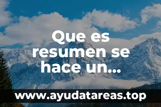 Que es un logotipo resumen 5 Que es resumen se hace un resumen