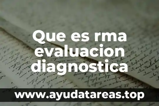 Qué es una hipótesis diagnóstica en psicología 5 Que es rma evaluacion diagnostica