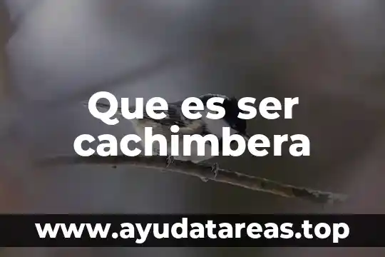 Que es ser linaje 6 Que es ser cachimbera