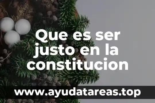 Que es ser honesto humilde puntual discreto asertivo y justo 8 Que es ser justo en la constitucion