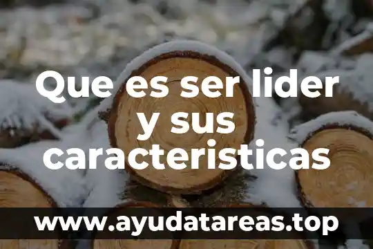 Que es conciencia tipos y caracteristicas 3 Que es ser lider y sus caracteristicas