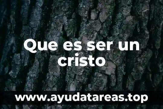Que es ser asistente virtual 7 Que es ser un cristo