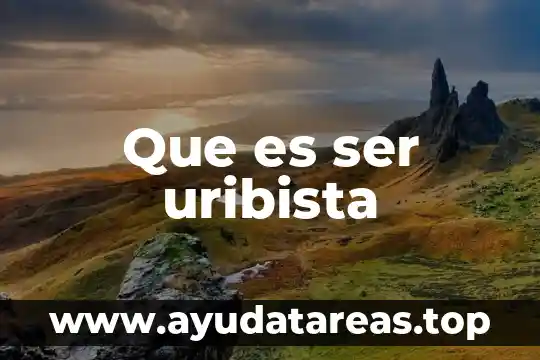 Que es ser uribista