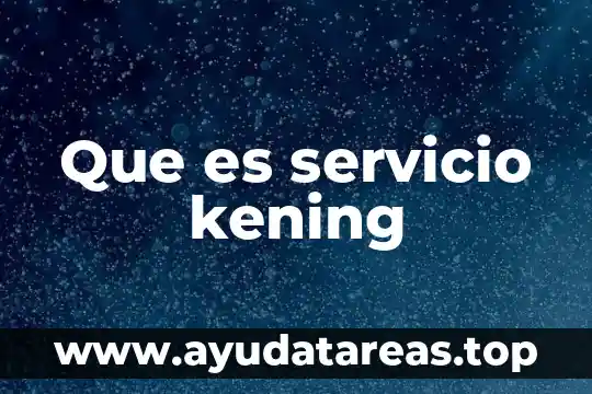 Que es alias del servicio telmex 8 Que es servicio kening