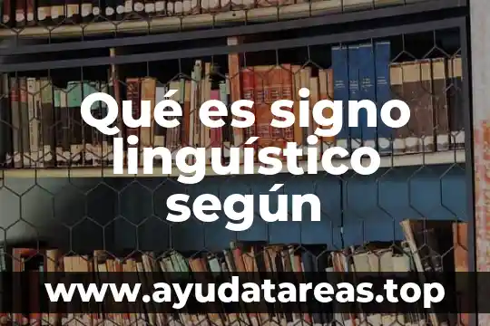 Que es una analogia como recurso linguistico 3 Qué es signo linguístico según