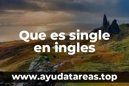 Que es significa reformada en materia de contabilidad 8 Que es single en ingles