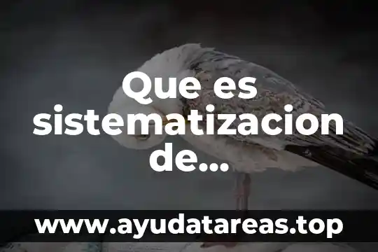 Que es conocimiento biologico 5 Que es sistematizacion de conocimiento