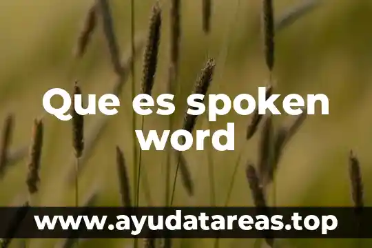 Qué es y cómo funciona SmartArt en Word 8 Que es spoken word