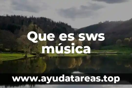 Que es sws música
