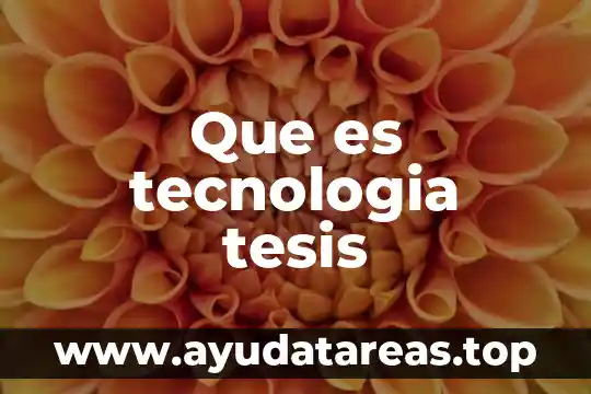 Que es una cedula de servicios 3 Que es tecnologia tesis