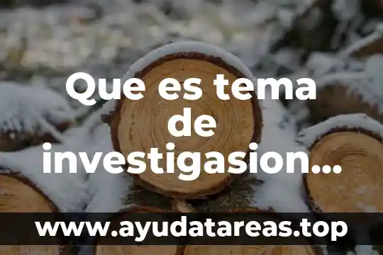 Que es color libro 8 Que es tema de investigasion de un libro