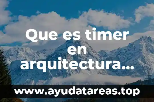 Que es una red de computadoras y sus tipos 8 Que es timer en arquitectura de computadoras