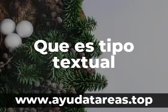 Lógica textual que es 4 Que es tipo textual