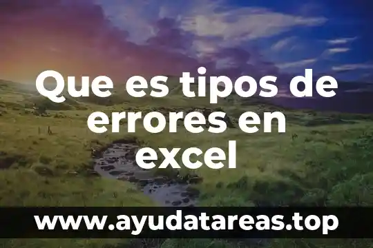 Que es jack rj45 tipos 4 Que es tipos de errores en excel