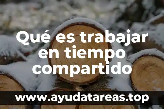 Gabriel boscor que es bueno trabajar individualmente 8 Qué es trabajar en tiempo compartido