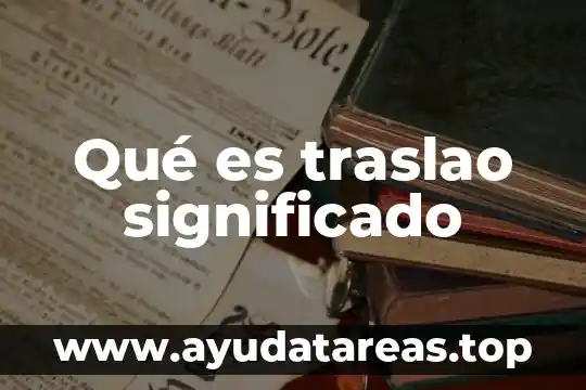 Qué es una cuenta corriente electrónica Mercantil 7 Qué es traslao significado