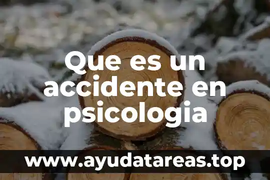 Que es un estudio de caso en psicología clínica 6 Que es un accidente en psicologia