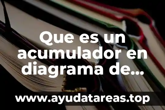 Que es un reductor de flujo de agua 4 Que es un acumulador en diagrama de flujo