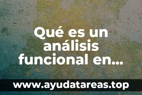 Que es nombre en la comision de los derechos humanos 4 Qué es un análisis funcional en recursos humanos