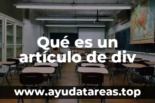 Circo del sol que es 5 Qué es un artículo de div