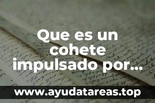 Que es un indice estandar de contaminacion del aire 6 Que es un cohete impulsado por agua y aire