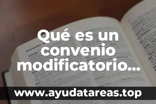 Que es una contraprestacion en un contrato 8 Qué es un convenio modificatorio de contrato