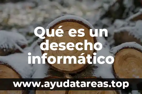 Qué es un desecho informático