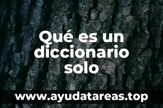 Qué es masoquista significado diccionario 5 Qué es un diccionario solo