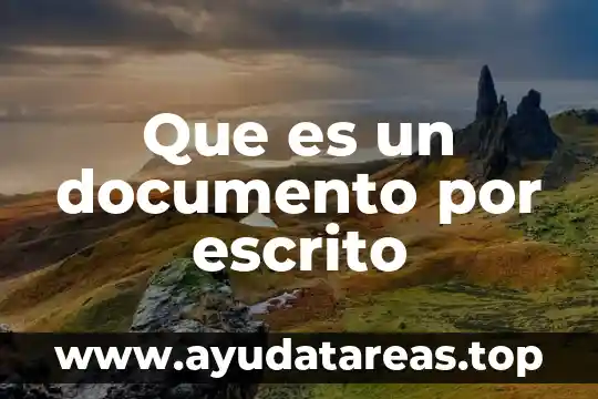 Que es la barra de documento 7 Que es un documento por escrito