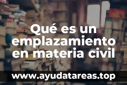 Qué es la asociación civil tipos 3 Qué es un emplazamiento en materia civil