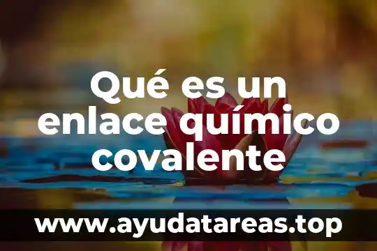 Qué es composición centesimal del compuesto químico 8 Qué es un enlace químico covalente