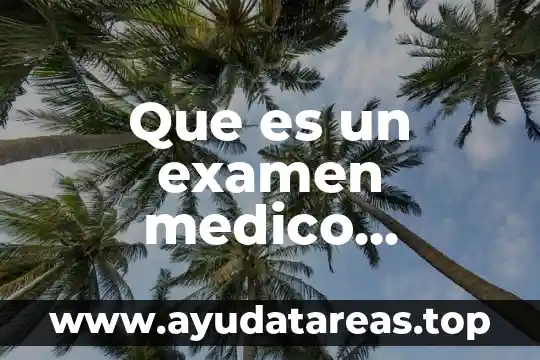 Que es un examen medico toxicologico