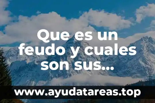 Qué es material didáctico y cuáles son los tipos 3 Que es un feudo y cuales son sus caracteristicas